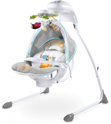 Электрокачели Caretero Bugies Grey